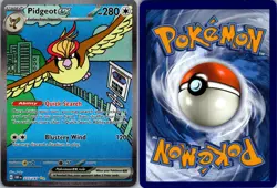 PIDGEOT EX 225/197 SPECIAL ILLUSTRATION RARE OBSIDIAN FLAMES POKEMON NM - Image 3