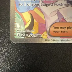 Rosa's Encouragement Pokemon TCG Perfect Order Full Art Rare Holo 123/088 - Image 3