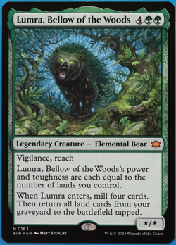 Lumra, Bellow of the Woods Bloomburrow MINT Mythic Rare CARD (502904) ABUGames - Image 1