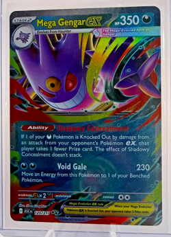 Mega Gengar ex Phantasmal Flames Holo Pokemon TCG 056/094 Ultra Rare - Image 1