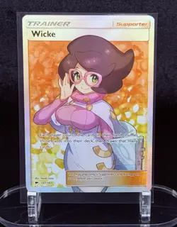 (NM) Wicke (Full Art) 147/147 Sm-Burning Shadows Holo Pokemon TCG English - Image 1