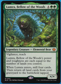 Lumra, Bellow of the Woods Bloomburrow MINT Mythic Rare CARD (502903) ABUGames - Image 1