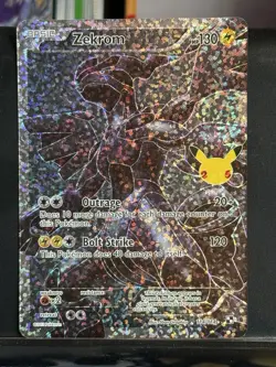 Pokemon TCG Zekrom 114/114 Celebrations Classic Collection Holo - Image 1