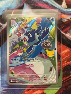 Popplio 045 MEP Black Star Promo First Partner Illustration Collection Pokemon - Image 1