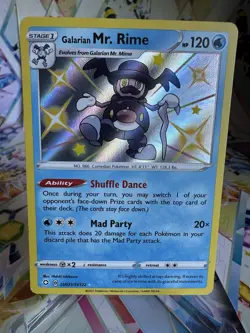 Galarian Mr. Rime SV021/SV122 Shining Fates: Shiny Vault Pokemon Card - Image 1