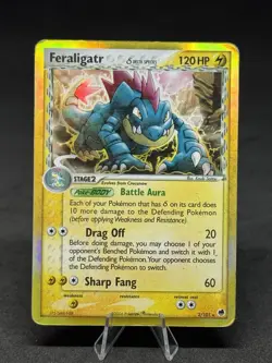Pokemon Feraligatr (Delta Species) 2/101 Dragon Frontiers Holo - Image 1