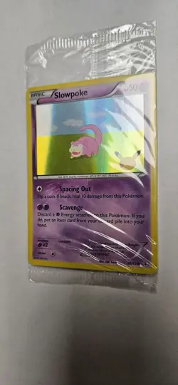 Slowpoke 32/83 Generations 20th UK Exclusive Sealed Promo Mint Pokemon Card - Image 1