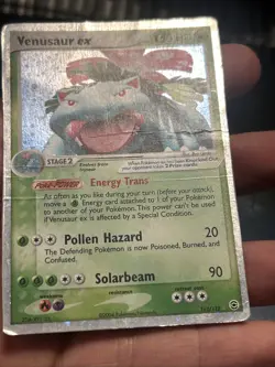 Pokemon TCG Venusaur EX Holo Rare 112/112 2004 EX FireRed LeafGreen- DMG - Image 2