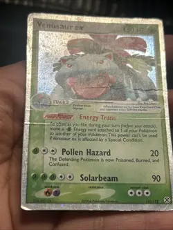 Pokemon TCG Venusaur EX Holo Rare 112/112 2004 EX FireRed LeafGreen- DMG - Image 3