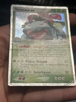Pokemon TCG Venusaur EX Holo Rare 112/112 2004 EX FireRed LeafGreen- DMG - Image 4