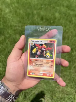 Pokemon Magmortar DP20 Diamond and Pearl Promo Holo LP - Image 3