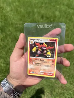 Pokemon Magmortar DP20 Diamond and Pearl Promo Holo LP - Image 4