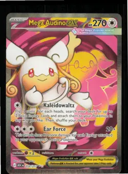 Mega Audino ex 253/217 Ultra Rare Ascended Heroes Pokemon Near Mint - Image 1