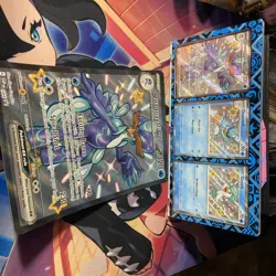 Pokemon TCG: Promo Shiny Quaquaval ex Quaxly Quaxwell S&V Paldean Fates 💎+case - Image 2