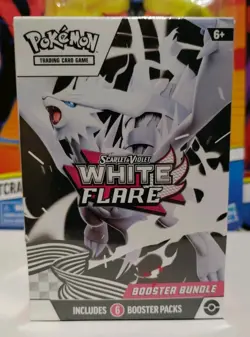 Pokemon TCG: Scarlet & Violet White Flare Booster Bundle In Hand Factory Sealed - Image 1