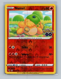 Numel #013/078 Pokemon GO Reverse Holo - Image 1