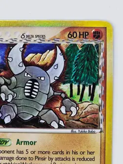 Pinsir (Delta Species) 9/101 Pokemon TCG Dragon Frontiers Holo LP - Image 4