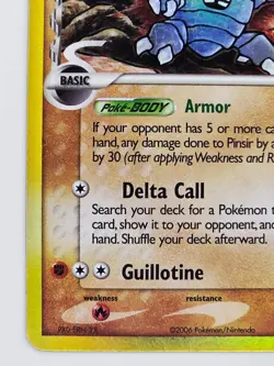 Pinsir (Delta Species) 9/101 Pokemon TCG Dragon Frontiers Holo LP - Image 5