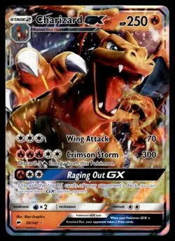 2017 SM - Burning Shadows Charizard GX Ultra Rare #20/147 - Image 1