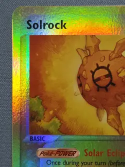 Pokemon TCG EX Sandstorm Solrock 13/100 Reverse Holo - Image 2