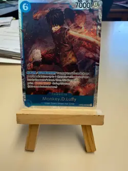 ONE PIECE Card Game: Monkey.D.Luffy Character Card *OP02-062* Paramount War FOIL - Image 1