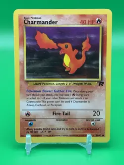 Charmander #50/82 2000 Team Rocket NM/LP Pokemon TCG Basic/Common J0 - Image 1