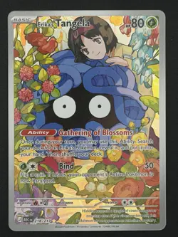 Erika's Tangela 218/217 Illustration Rare Ascended Heroes Pokemon Near Mint - Image 3