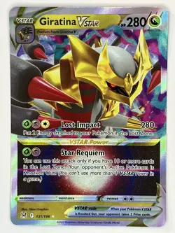 Giratina VSTAR NM Lost Origin 131/196 Pokemon TCG Holo - Image 1