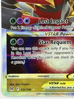 Giratina VSTAR NM Lost Origin 131/196 Pokemon TCG Holo - Image 5