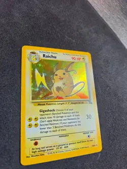 Pokemon TCG Raichu Fossil 14/62 Holo 1999-2000 WOTC - Vintage - Image 4