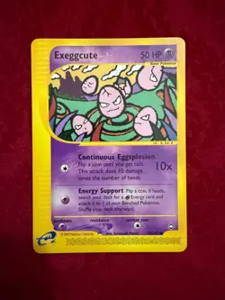 Pokemon TCG Exeggcute Common 71/147, Aquapolis (NM) - Image 1