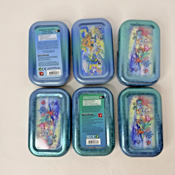 Lot of 6 Empty Pokemon Mini Tins Pikachu Charmander Bulbasaur Eevee Art Set Lot - Image 2