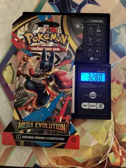 (VERY HEAVY) 32.80g Pokemon TCG Mega Evolution Sleeved Booster Pack (SEALED)✅ - Image 1