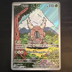 Pokemon Company Pinsir 168/167 SV06 Illustration Rare Holo Eng 2024 110HP - Image 1