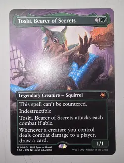 MTG - Special Guests - Toski, Bearer of Secrets (Borderless) #0060 - Regular NM - Image 1