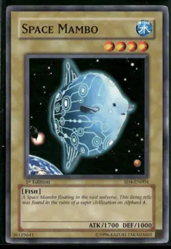 1996 Yu-Gi-Oh! 1st Edition Space Mambo SD4-EN004 - Image 1