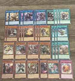 Yu-Gi-Oh! - Complete Fur Hire Link Deck Beat, Filo, Rex, Etc. NM - Image 1