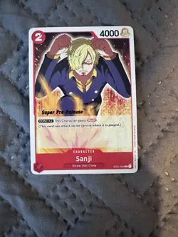 Bandai One Piece Card Game ST01 Super Pre-Release Foil Character Lot x5 Sanji - Image 2