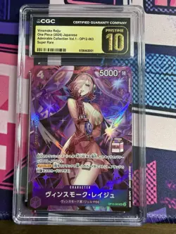 One Piece CCG Vinsmoke Reiju Admirable Coll. Vol. 1 JPN OP12-063 CGC 10 Pristine - Image 1