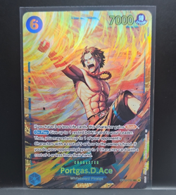 Portgas D. Ace One Piece CCG OP13-119 Carrying on His Will Secret Rare Foil 700… - Image 1