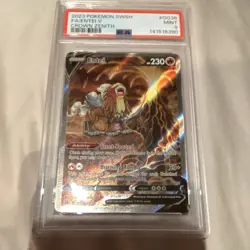 The Pokemon Company 2023 Crown Zenith GG Entei V GG36/GG70 Holo PSA 9 - Image 1