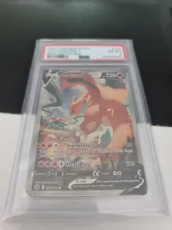 Pokemon TCG Charizard v Brilliant Stars Alternative Art Card 154/172 psa8 - Image 1
