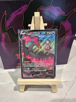 Pokemon Galarian Moltres v Full Art TCG TG20/TG30 - Image 1