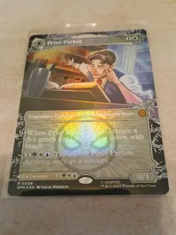 Peter Parker(0208) (Borderless FOIL) - Marvel's Spider-Man MTG MINT 🔥 - Image 1