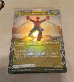 Peter Parker(0208) (Borderless FOIL) - Marvel's Spider-Man MTG MINT 🔥 - Image 2