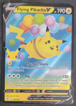 Flying Pikachu V 006/025 Pokemon TCG SWSH: Celebrations NM - Image 1