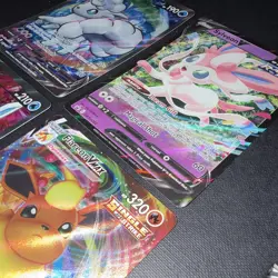Pokemon TCG Evolving Skies/Promos Holo 4 Card Lot: Alolan Vulpix V + - Image 5