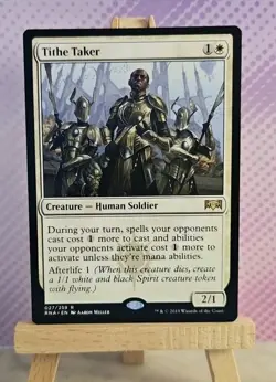 MTG: Tithe Taker 027/259 - Ravnica Allegiance - NM Condition - Image 1
