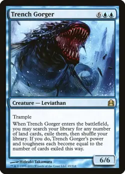MTG - Trench Gorger - Magic: The Gathering-Commander - X1 - (LP) - #U4326 - Image 1