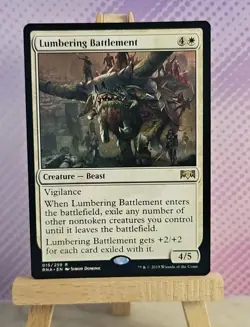 MTG: Lumbering Battlement 015/259 - Ravnica Allegiance - NM Condition - Image 1